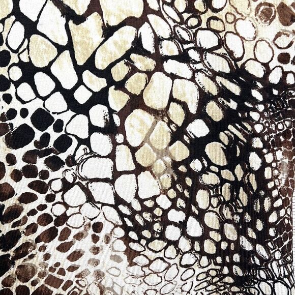 NATORI ous Silk Blend Animal Print Knit Top - Picture 7 of 9